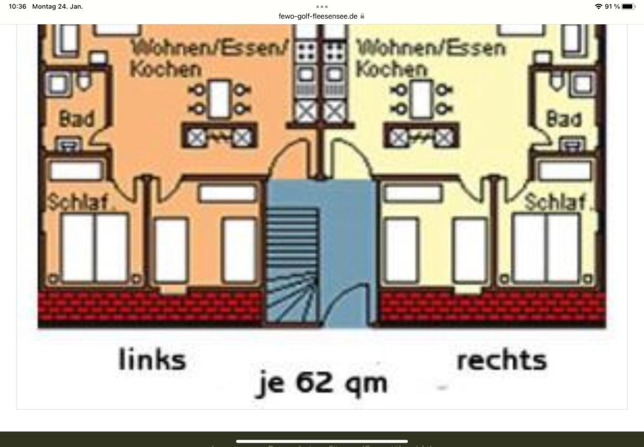 Haus Sarah 4 Am Lorenweg 10 Goehren-Lebbin Exterior photo